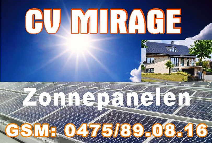 plaatsers van zonnepanelen Vilvoorde Mirage